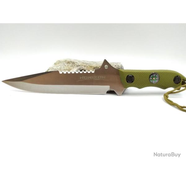 Couteau HORIZON Satin Lame 18 cm  3210407nH