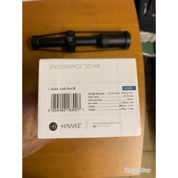 Vends lunette de battue HAWKE endurance 30 WA