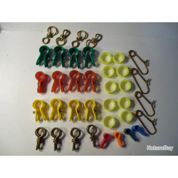 lot attaches bagues appelants canard et �m�rillons et �pingles