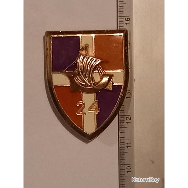 Insigne du 24�me r�giment d'infanterie (24�me RI)