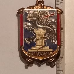 Insigne du 41&egrave;me r&eacute;giment d'artillerie de marine (41&egrave;me RAMa)