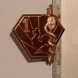 Insigne du 1er r&eacute;giment m&eacute;dical