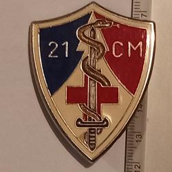 Insigne de la 21&egrave;me compagnie m&eacute;dicale (21&egrave;me CM)