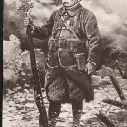 CPA - le premier poilu de France -N&deg;7473