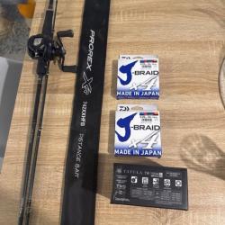 4 Ensembles Daiwa, Mat&eacute;riel comme neuf, Lot de Leurre dur et souple,montage leurre souple