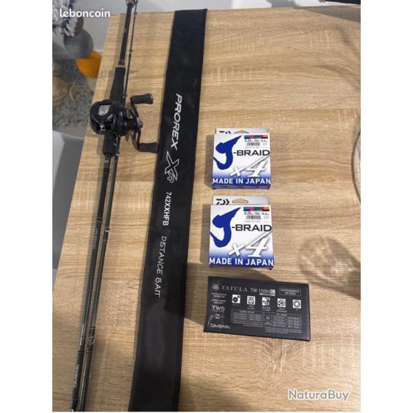 4 Ensembles Daiwa, Mat�riel comme neuf, Lot de Leurre dur et souple,montage leurre souple
