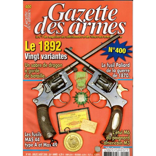 gazette des armes 400 , mas 44 type a et mas 49, 1892 variantes, nambu type 14 part 2, �tui m6, m3