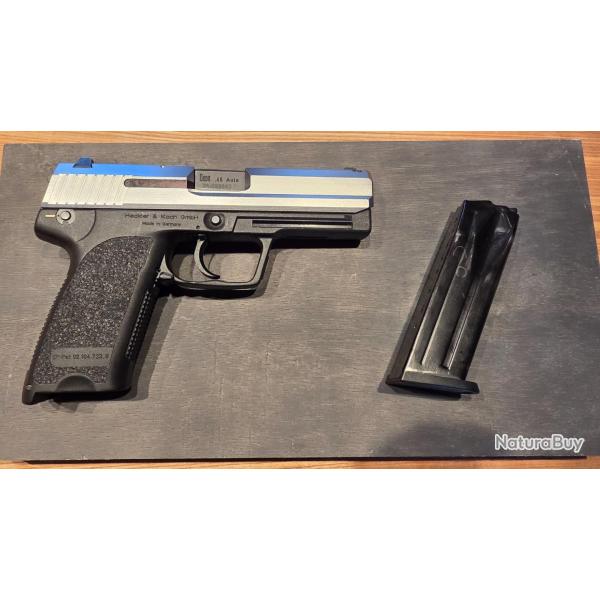 HK USP .45 ACP - Version bicolore culasse inox - Bo�te d'origine - Tr�s peu tir�