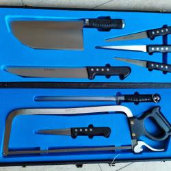 Mallette de Boucher 8 Pi&egrave;ces Fabrication France - Bargoin - neuf