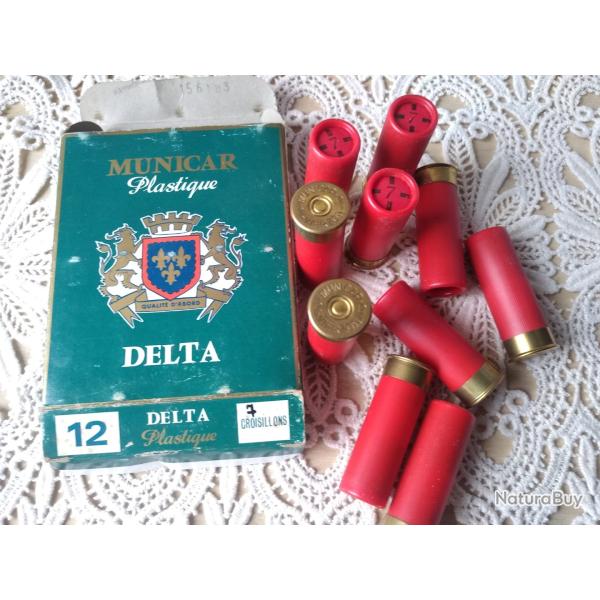 10 CARTOUCHES DE COLLECTION MUNICAR DELTA cal 12 DANS LEUR BOITE D'ORIGINE