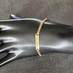 Bracelet enfant or jaune 18 carats - gourmette Tiffany
