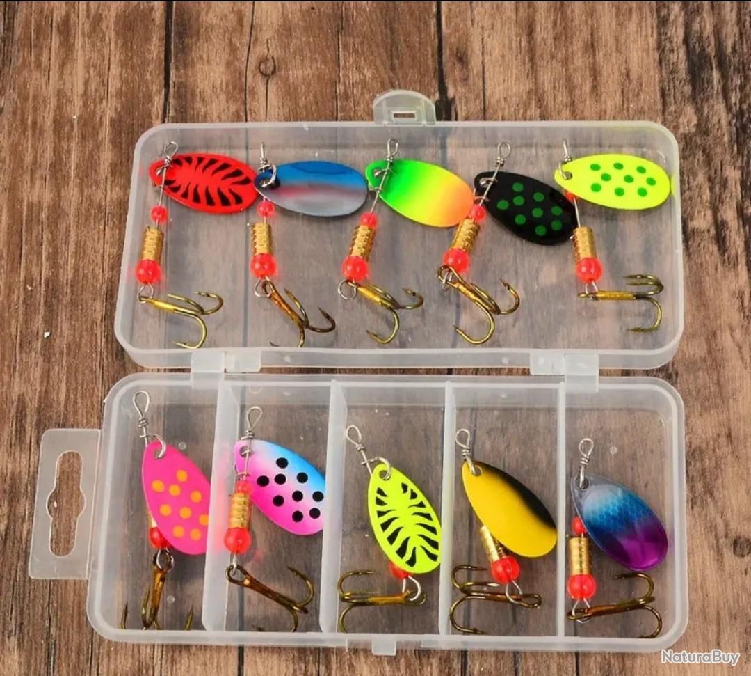 Lot De 9 Cuillères à Pêche Naburaya 0,4g - Pour Truite En Étang - Occasion