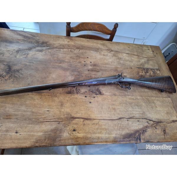 Fusil 16 65 a chiens percution centrale