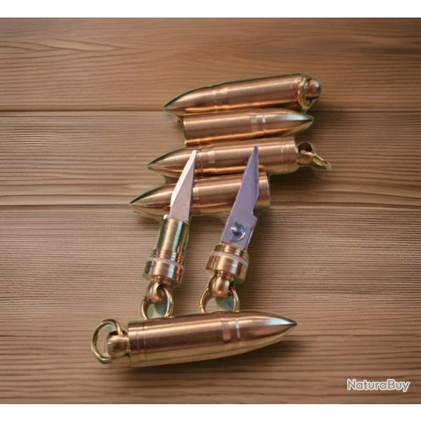 Lot de 5 portes cl� couteau en forme de Munitions