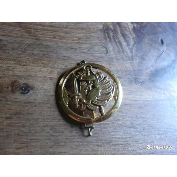 insigne de b�ret parachutiste troupes de marine / livry gargan  L.bichet