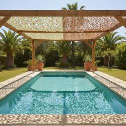 Filet d'ombrage d&eacute;sert 3x6 m d&eacute;coration -terrasse