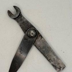 tournevis combine r&eacute;glementaire de fusil Springfield modele 1863