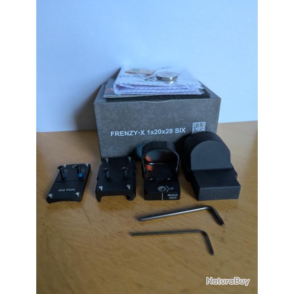 point rouge Vector Optics FRENZY-X 1x20x28 6MOA