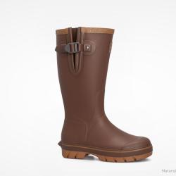 Botte en caoutchouc marron Rouchette SILO n&eacute;o