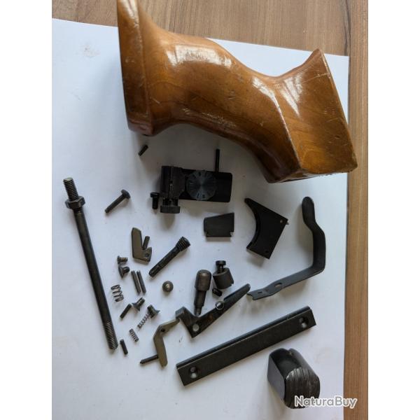 Lot de pi�ces pour DRULOV 75 avec hausse microm�trique et rail