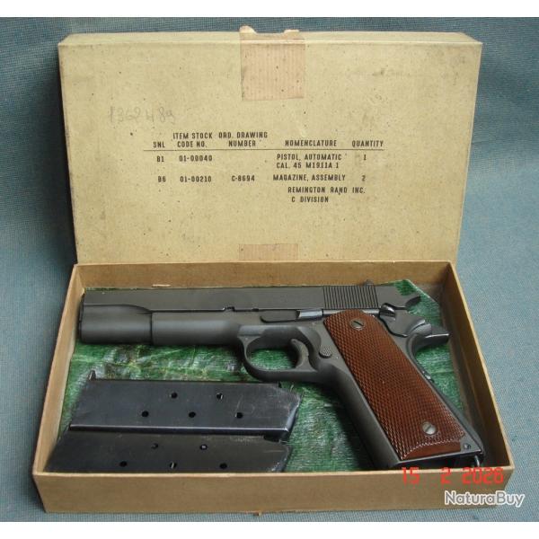 Colt 1911 A1 REMINGTON de d�cembre 1943 �tat NEUF