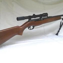 Carabine semi-auto Reina 446 cal 22lr en bon &eacute;tat, avec Lunette 4X20, bipied et Point R/V Holograph.