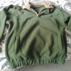 Pull polaire chaud kaki