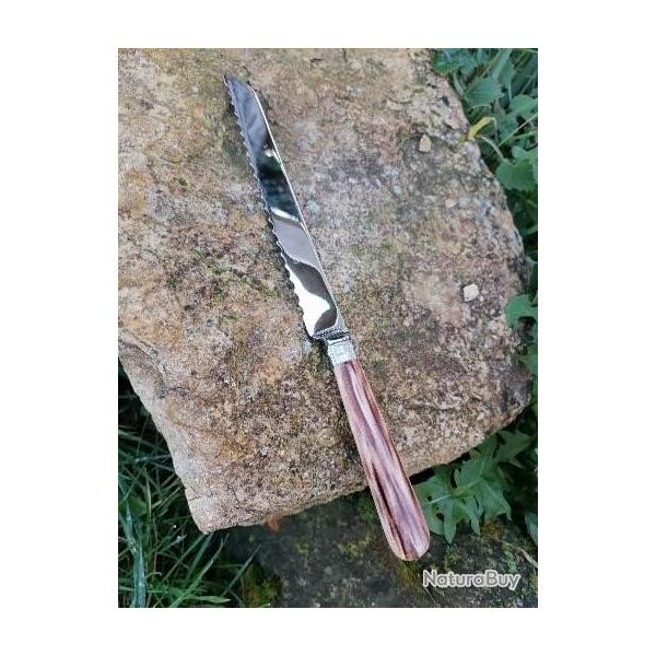 Couteau imitation bois de cerf