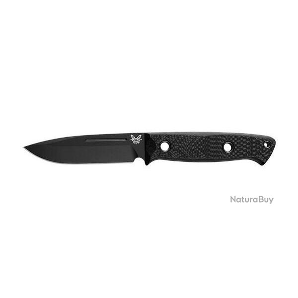 Couteau Fixe Benchmade Bushcrafter Noir