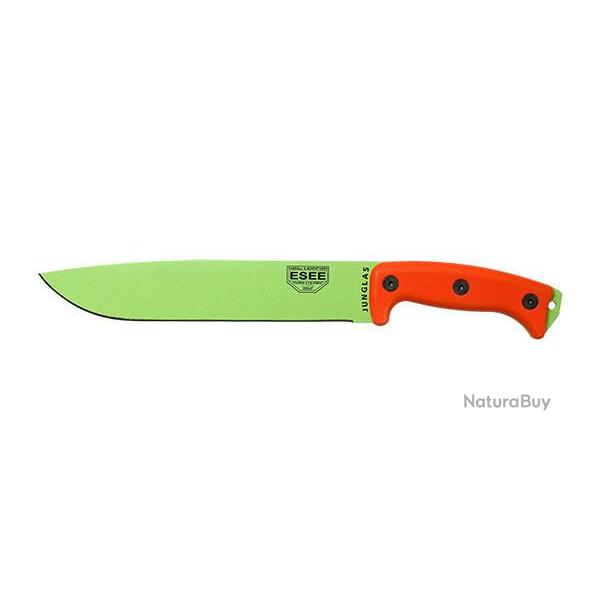 Couteau Fixe ESEE Junglas - Lame Venom Green - Orange