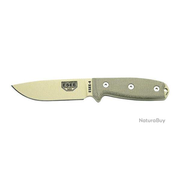 Couteau Fixe ESEE-4 - Lame D�sert