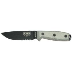 Couteau Fixe ESEE-4 - Lame Noire Mixte