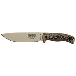 Couteau Fixe ESEE-6 - Lame D&eacute;sert - Coyote/Noir