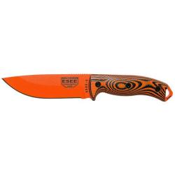 Couteau Fixe ESEE-5 - Lame Orange - Orange/Noir