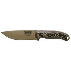 Couteau Fixe ESEE-5 - Lame Dark Earth - Coyote/Noir