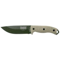 Couteau Fixe ESEE-5 - Lame Verte - Vert clair