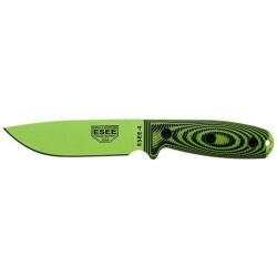 Couteau Fixe ESEE-4 - Lame Venom Green - Vert/Noir