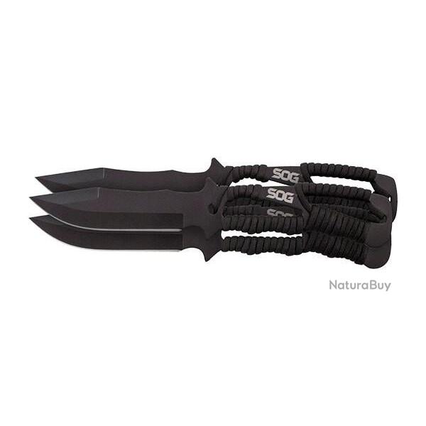 Couteau Fixe SOG Throwing Knives - Pack de 3