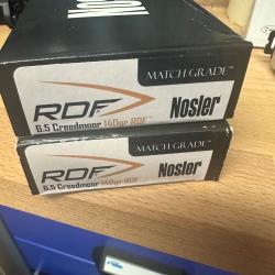 lot 2 bo&icirc;tes RDF nosler 6,5 creedmoor 140 grain