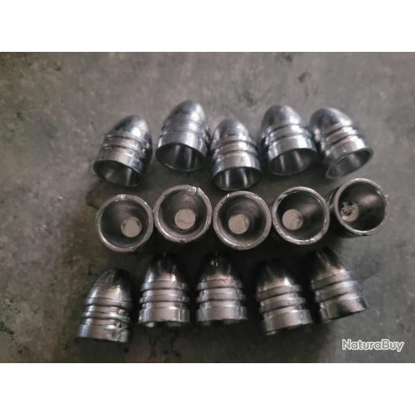 30 Ogives Minie Calibre moule hensel 18,50mm en plomb pur