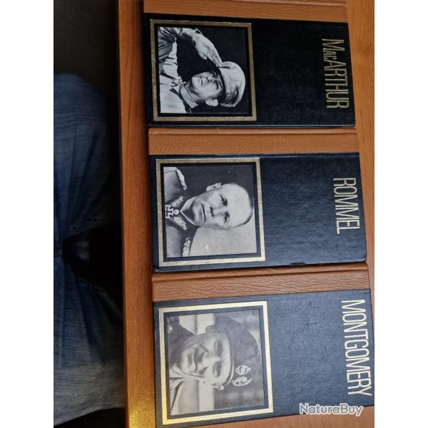 3 livres sur les grands chefs de la 2�me guerre mondiale