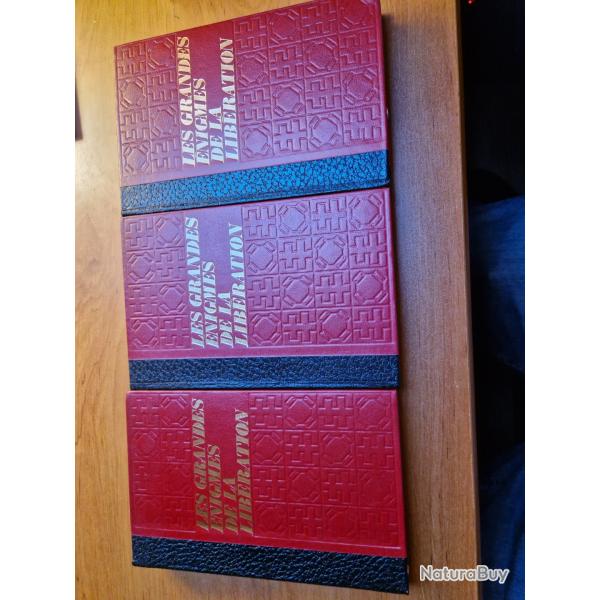 3 livres sur les grandes enigmes de la lib�ration