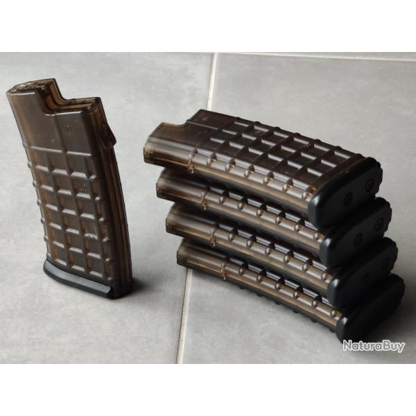 Lot de 5 Chargeurs Steyr AUG airsoft LOW CAP