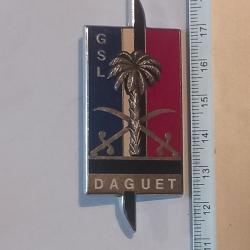 Insigne du groupe de soutien logistique (GSL) - Op&eacute;ration Daguet