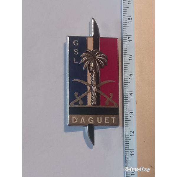 Insigne du groupe de soutien logistique (GSL) - Op�ration Daguet