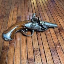 MINI PISTOLET DE GOUSSET LUXE A SILEX DE VOYAGE