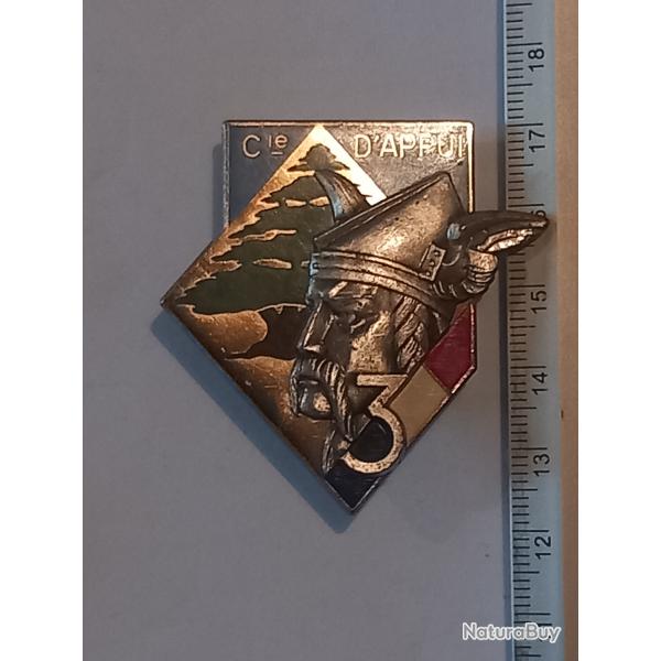 Insigne de la compagnie d'appui (CA) du 92�me r�giment d'infanterie (92�me RI) - Liban