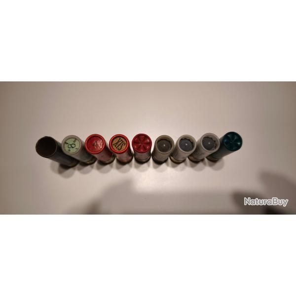 lots de cartouches et balle calibre 16