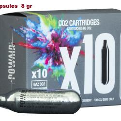 CAPSULE  de Co2 de 8 gr  Powair  Boite de 10