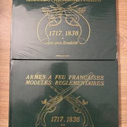 Livres &laquo;&nbsp;ARMES &Agrave; FEU FRAN&Ccedil;AISES MOD&Egrave;LES R&Eacute;GLEMENTAIRES&nbsp;&raquo; par Jean BOUDRIOT -2 tomes&Eacute;tat NEUF